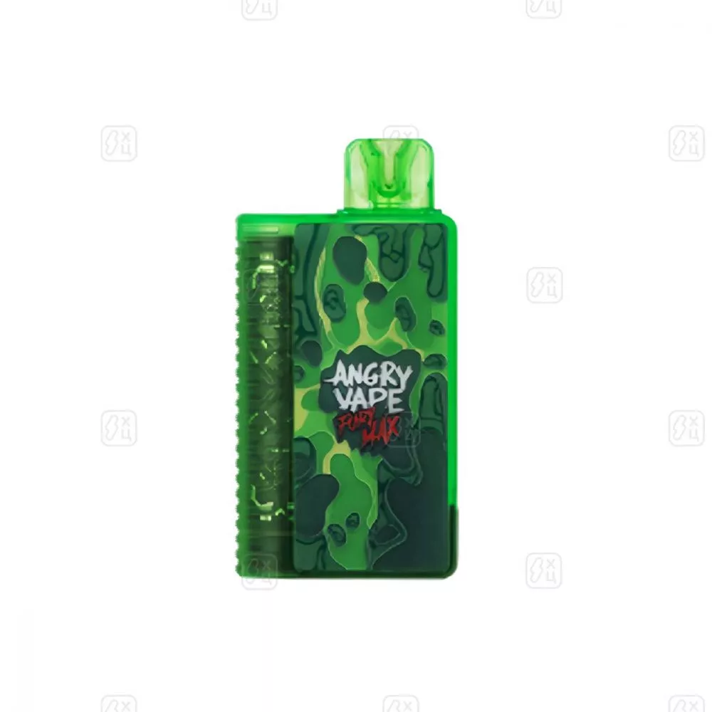 Электронная_система_доставки_никотина_Angry_Vape_Fury_Max,_Зелёный
