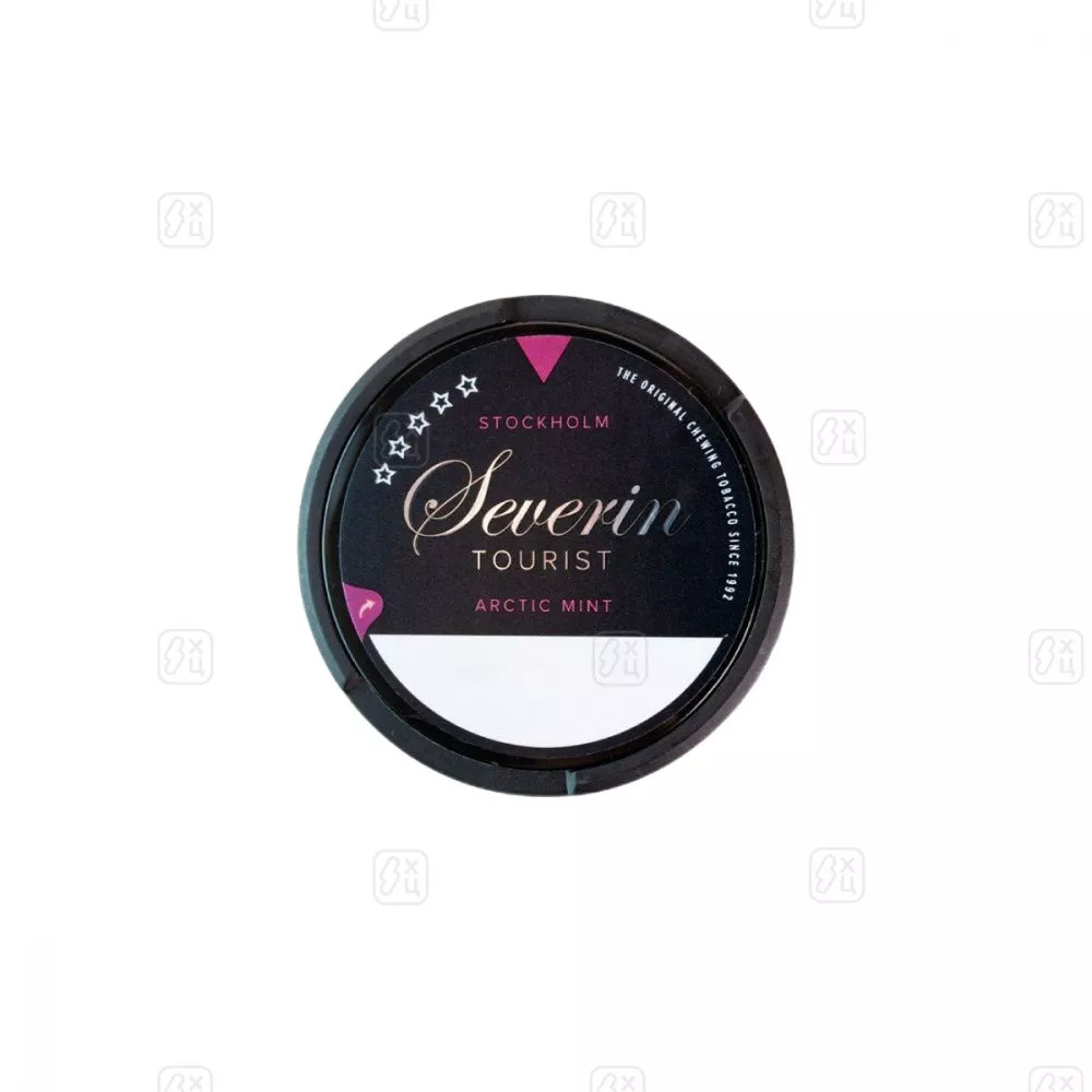 Жевательный табак JOHNATHAN A SEVERIN ARCTIC MINT 12гр, 20 паучей, slim