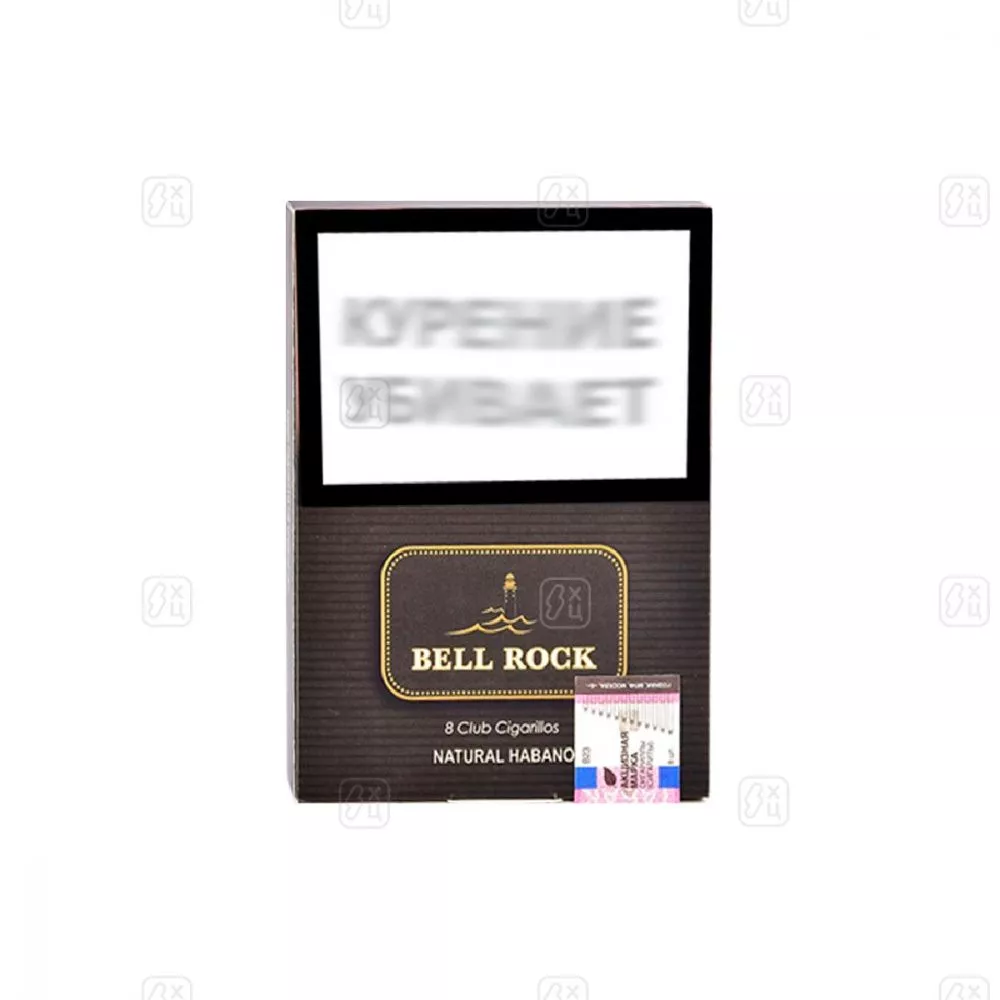 Сигариллы BELL ROCK club Natural Habano 8шт