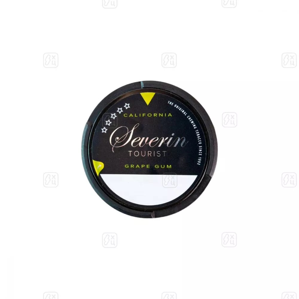 Жевательный табак JOHNATHAN A SEVERIN GRAPE GUM 12гр, 20 паучей, slim
