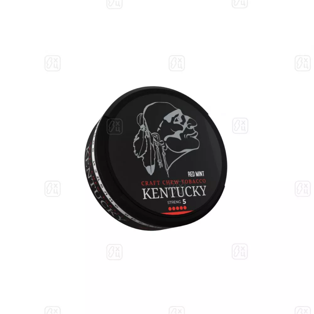 Жевательный табак KENTUCKY 5 Red mint_