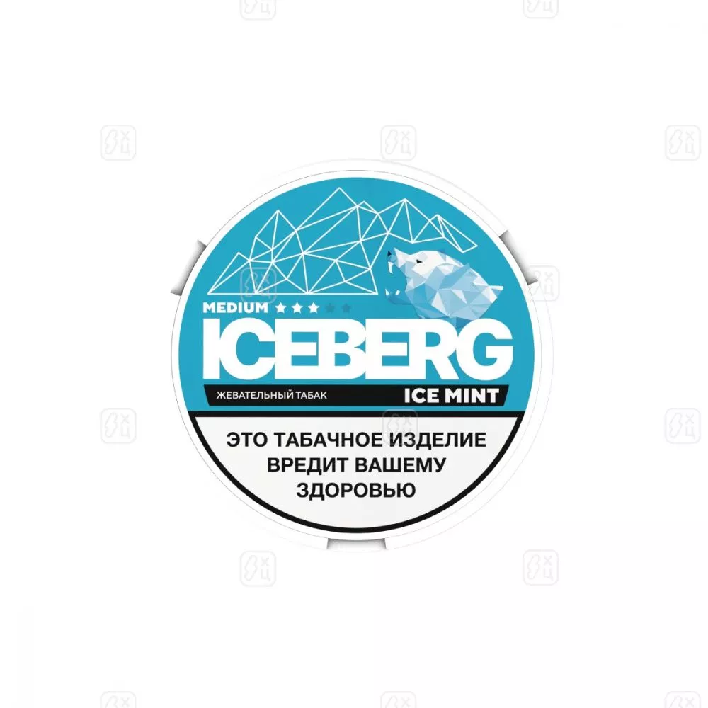 Жевательный табак ICEBERG ICE MINT SLIM MEDIUM