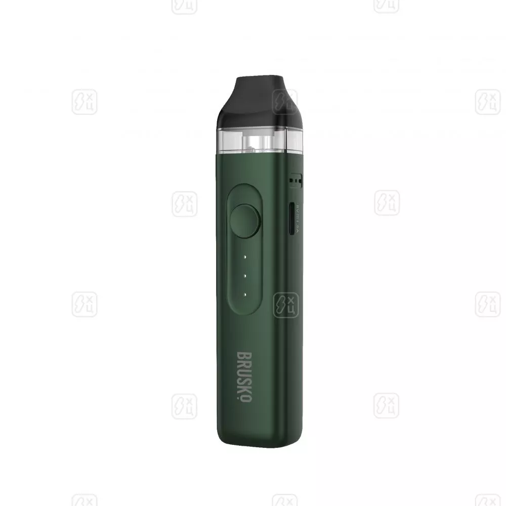BRUSKO_Feelin_Темно_зеленый_164_POD_система_SMOK_Novo_2S_Blue_Grey