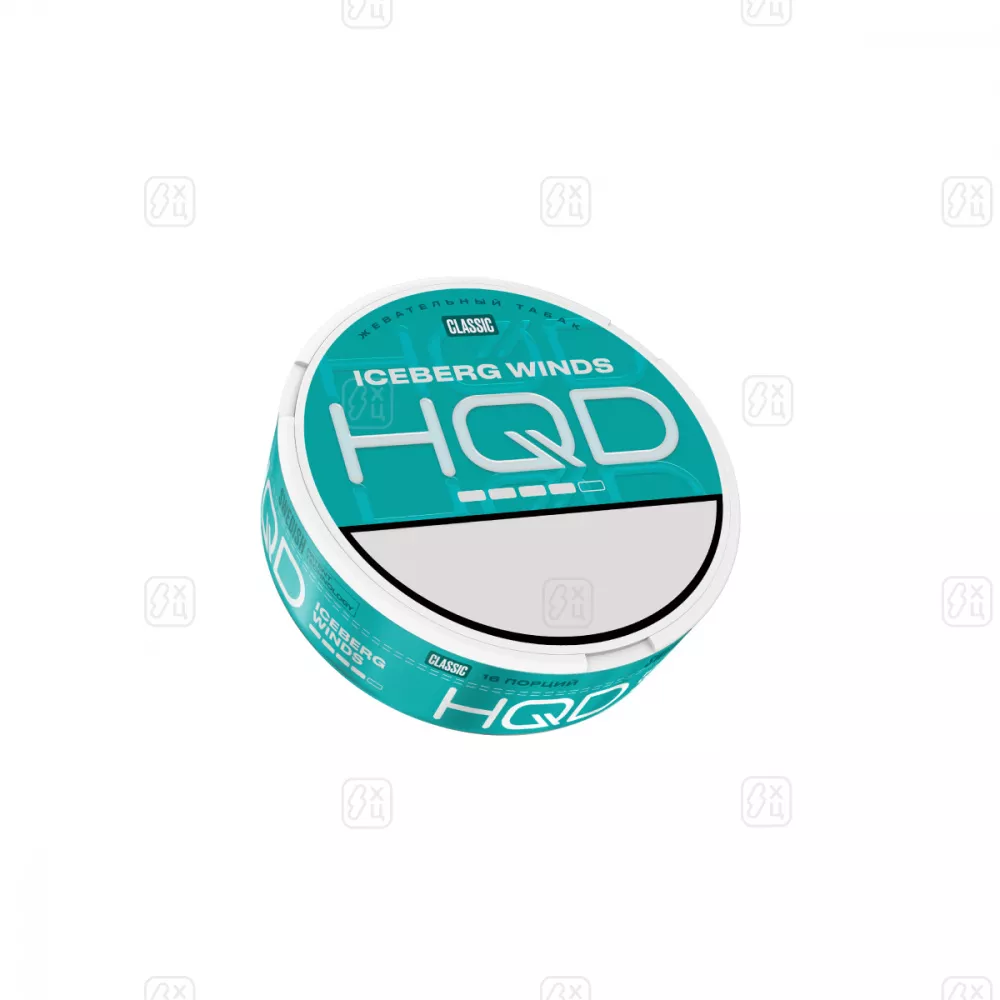 Жевательный табак HQD ICEBERG WINDS strong