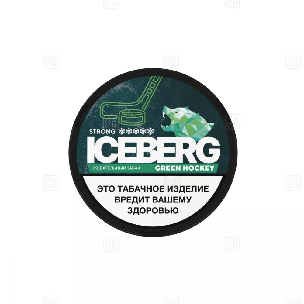 Жевательный табак ICEBERG GREEN HOCKEY (Освежающий аромат)