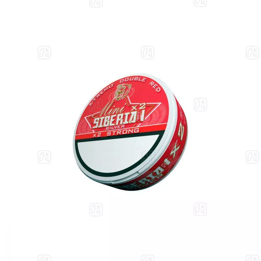 Жевательный табак SILVER SIBERIAN White Dry Mini Strong x2 8г