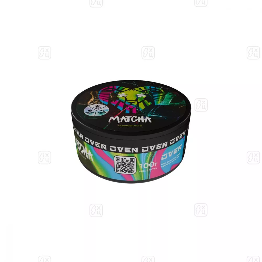 Табак_для_кальяна_Oven_Овен_с_ароматом_Матчи_Matcha,_100гр_