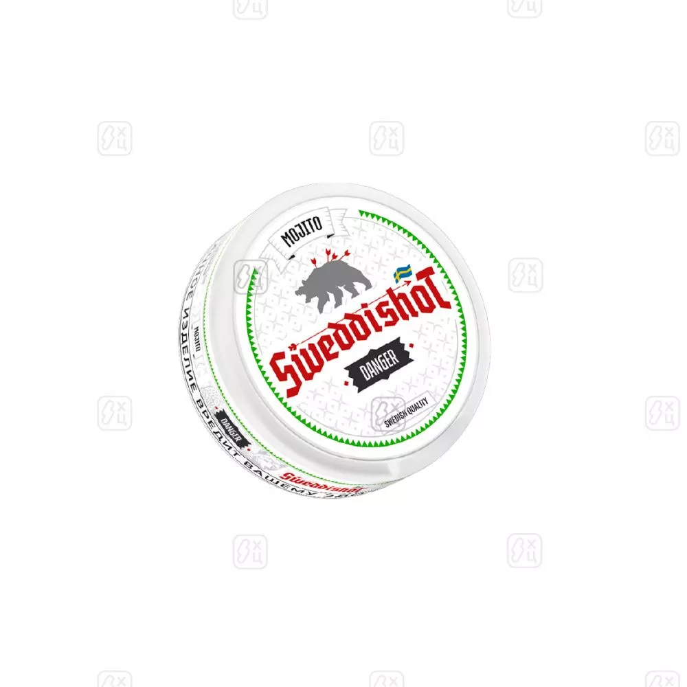 Жевательный_табак_SWEDDISHOT_MOJITO_danger_80мг,_13гр_М_100