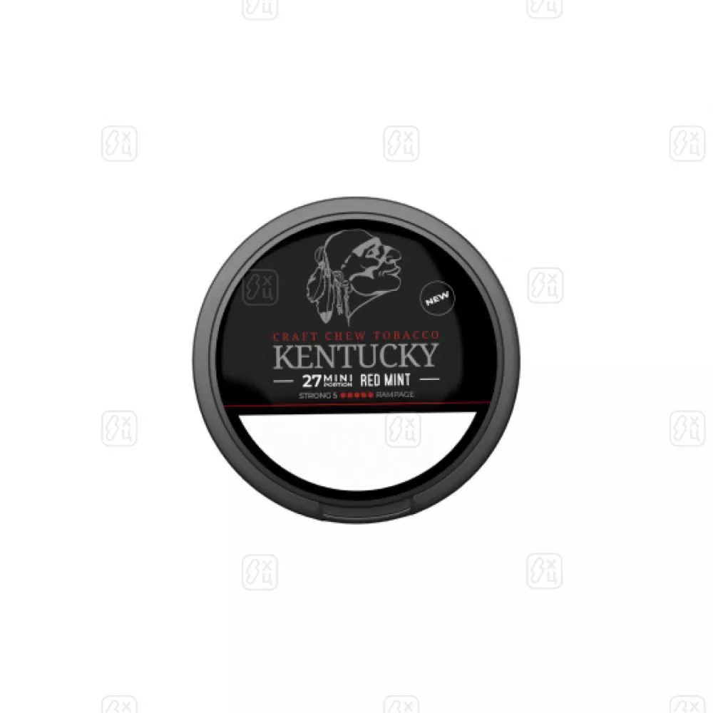 Жевательный табак KENTUCKY 5 Red Mint MINI_