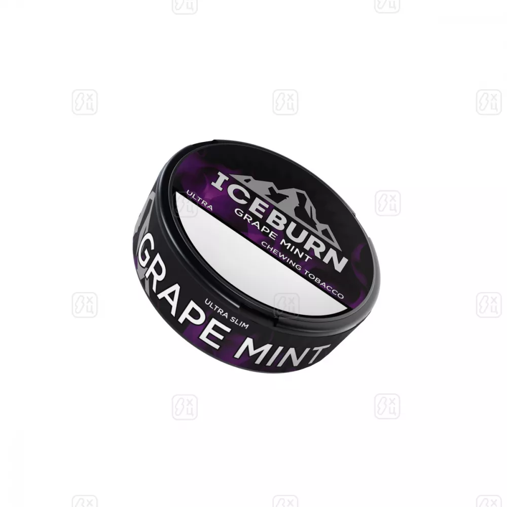 Жевательный_табак_Iceburn_Slim_mini_Ultra_Grape_mint_