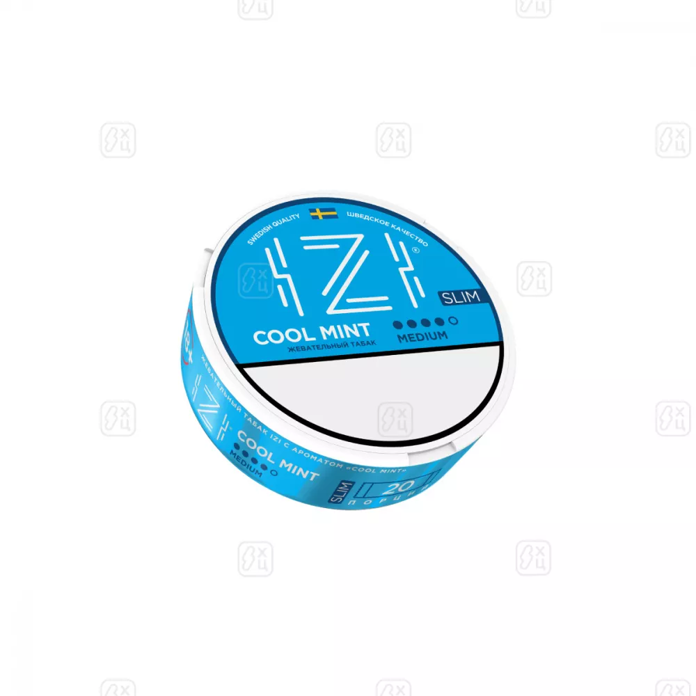 Жевательный табак IZI Slim medium, Cool mint, 10 гр.