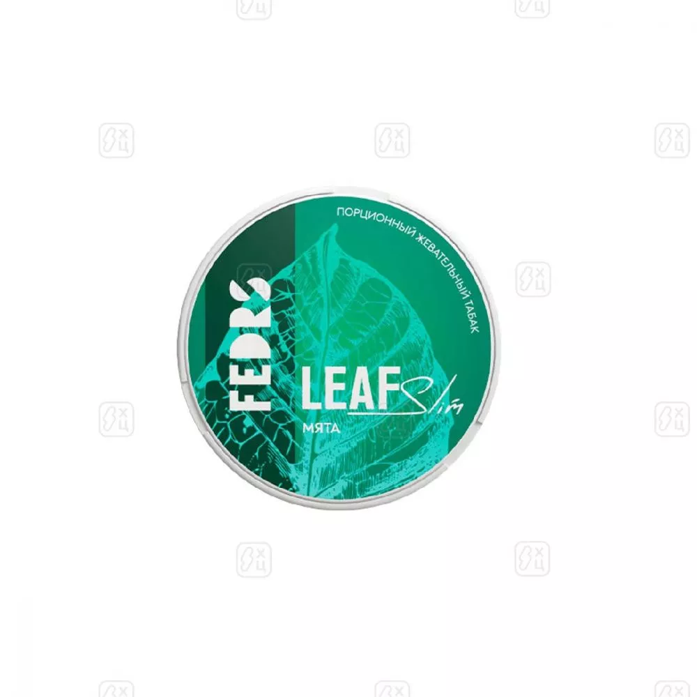 Табак жевательный FEDRS LEAF SLIM МЯТА