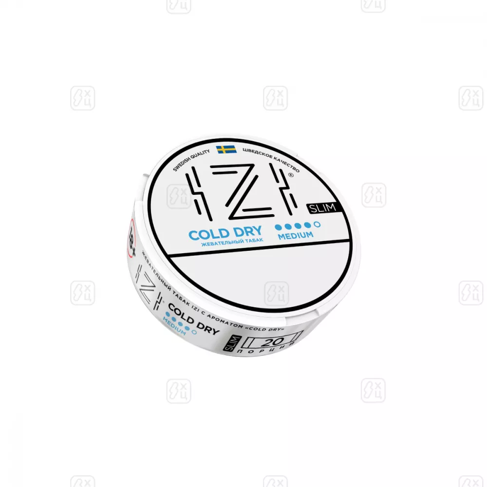 Жевательный табак IZI Slim medium, Cold Dry, 10 гр.