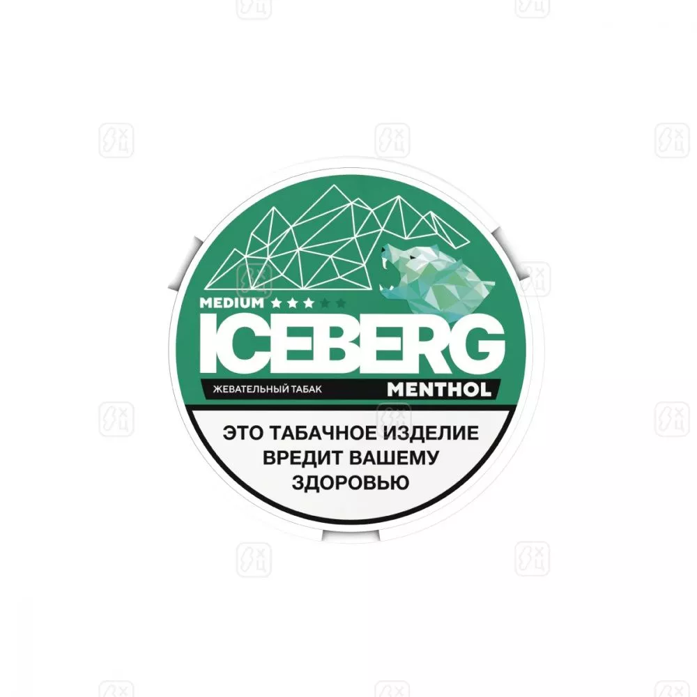 Жевательный табак ICEBERG MENTHOL SLIM MEDIUM