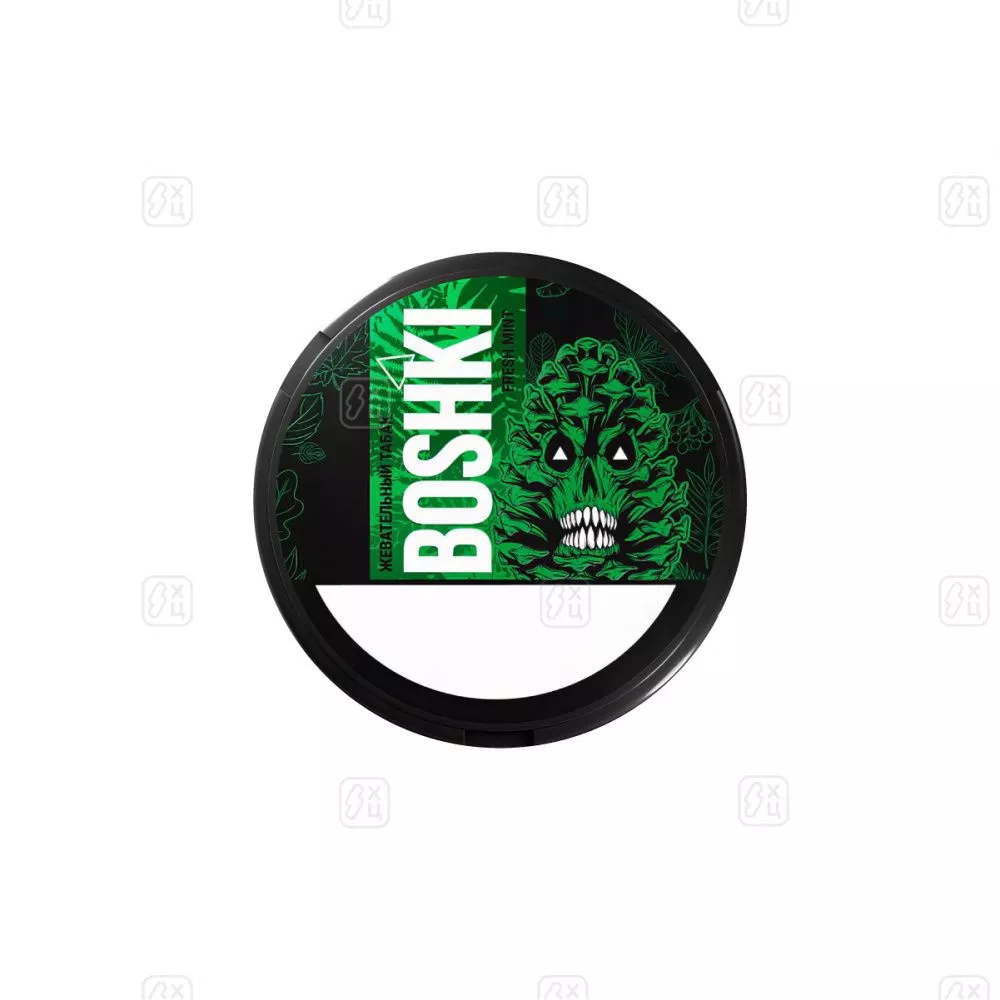 Жевательный табак BOSHKI fresh mint_
