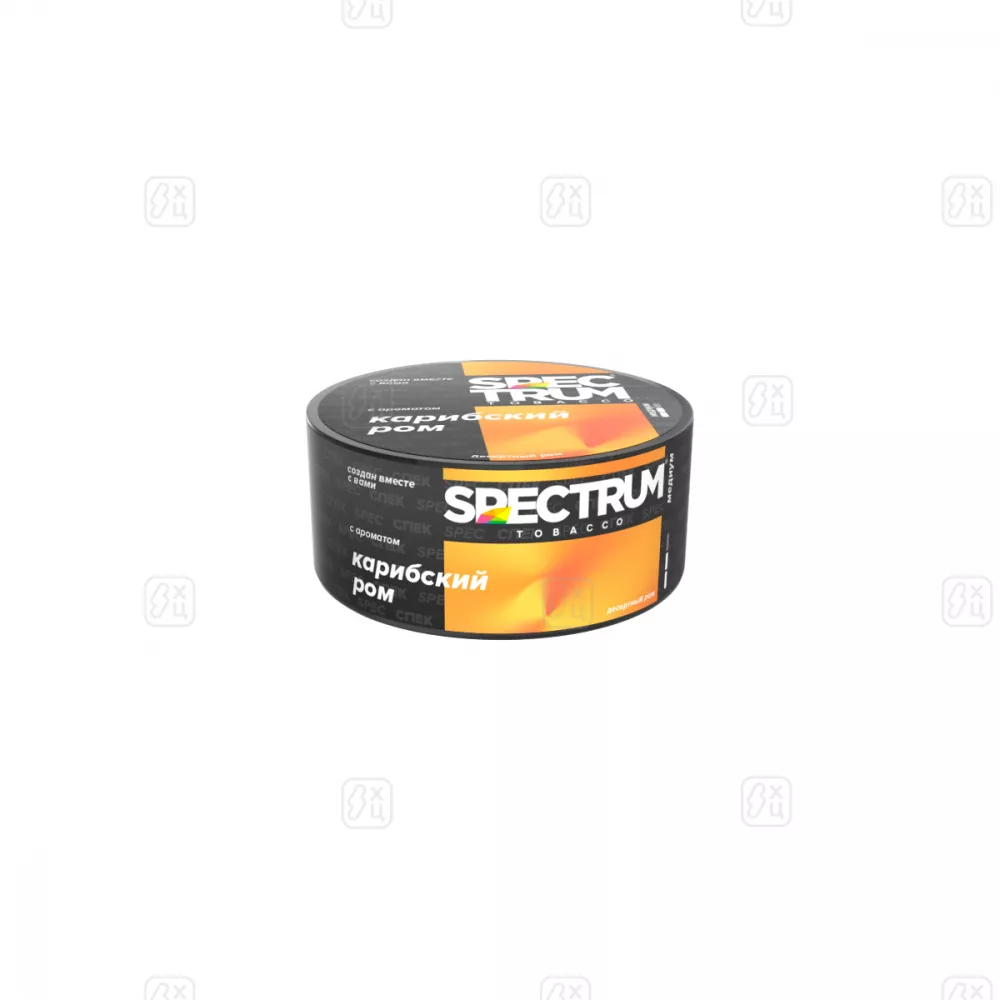 Табак для кальяна Spectrum tobacco медиум с ароматом Карибский ром 25 г