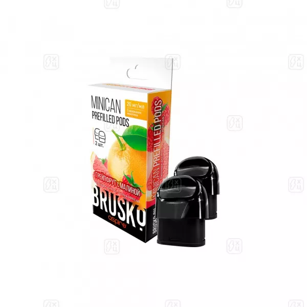 129_Brusko_Картридж_предзаправленный_грейпфрут_с_малиной