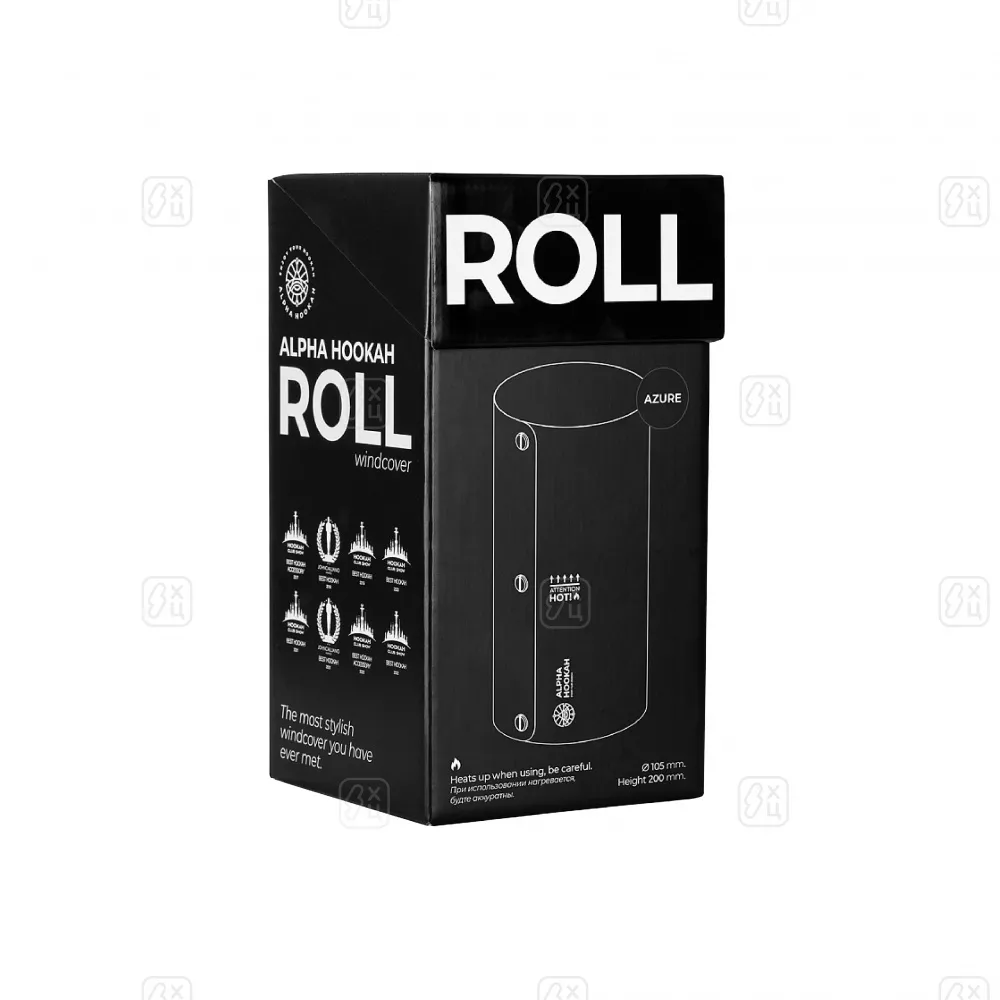 Колпак Alpha Hookah ROLL (Черный матовый)