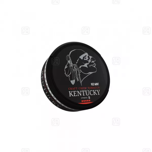 Жевательный табак KENTUCKY 5 Red mint_
