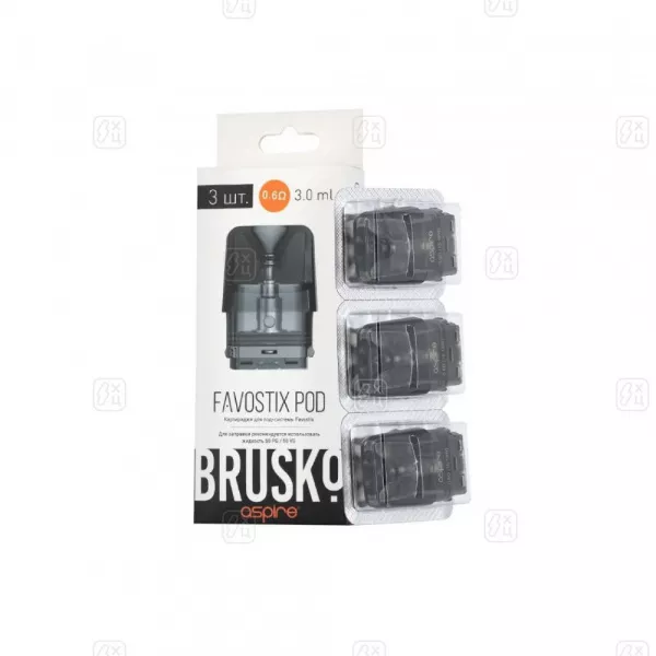 5_Сменный_картридж_Brusco_Favostix,3_0_мм,_0_6_Ом_3_шт_в_уп_