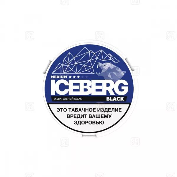 Жевательный табак ICEBERG BLACK FRUIT GUM SLIM MEDIUM
