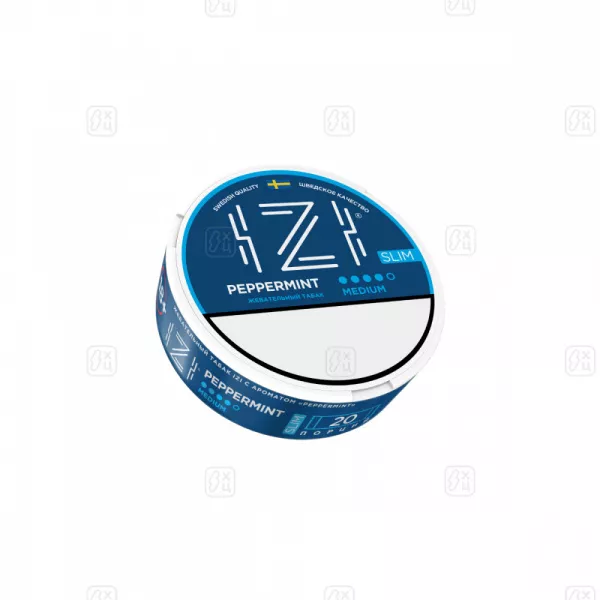 Жевательный табак IZI Slim medium, Peppermint, 10 гр.