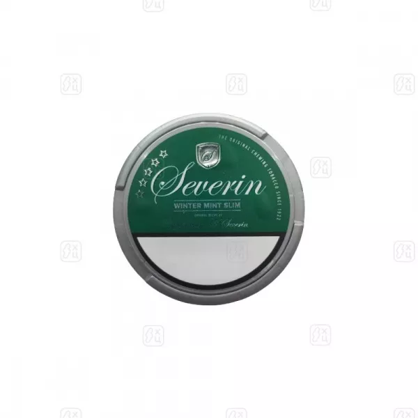 Жевательный табак JOHNATHAN A SEVERIN WINTER MINT 12гр, 20 паучей, slim, Strong