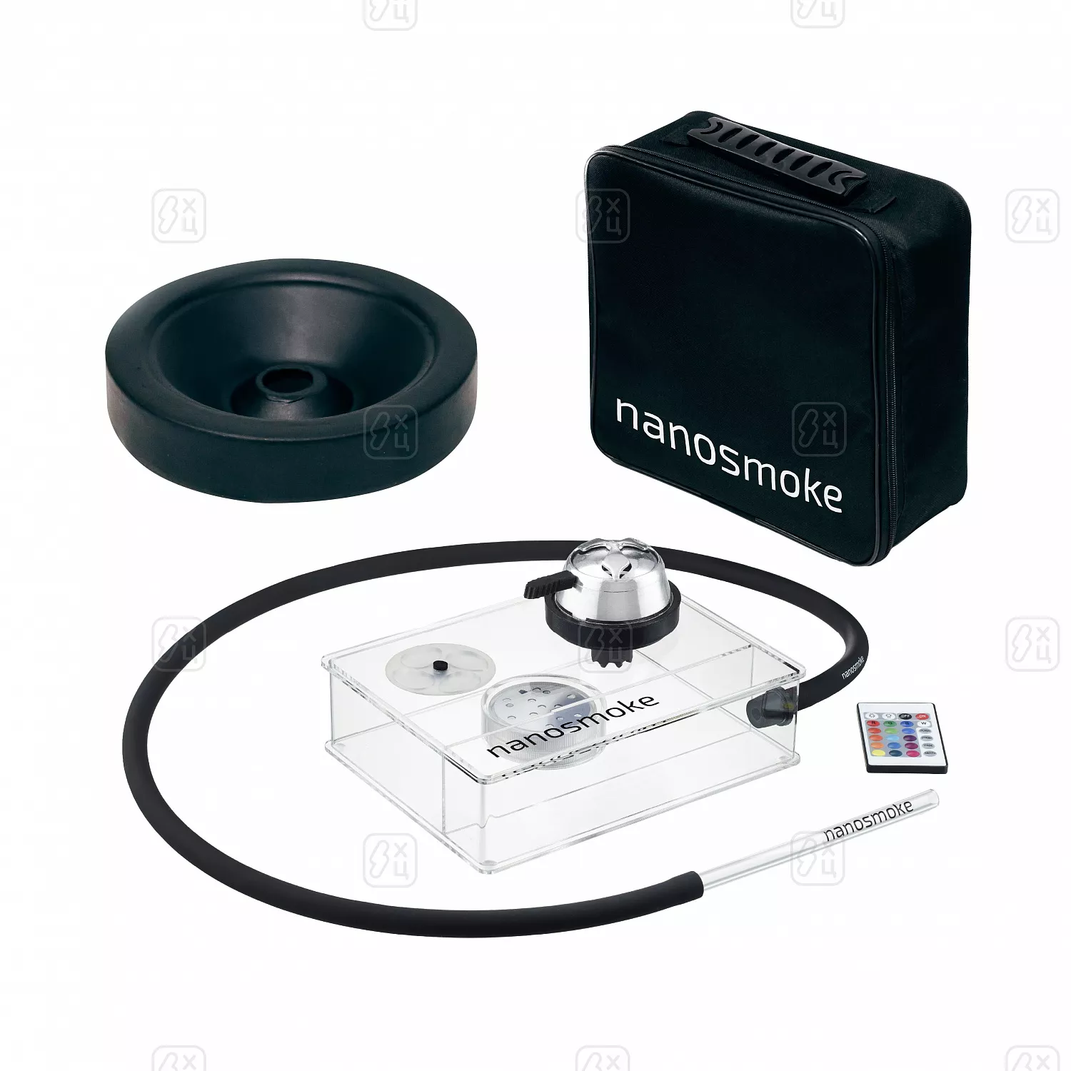 Кальян NanoSmoke CUBE Прозрачный