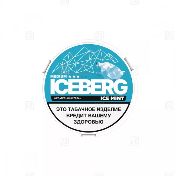 Жевательный табак ICEBERG ICE MINT SLIM MEDIUM