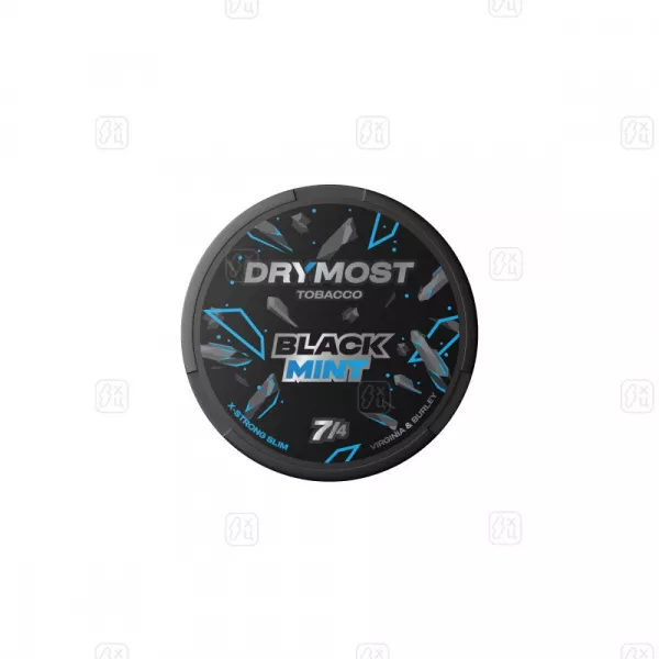 Табак жевательный DryMost_Black_Mint_slim_12г_