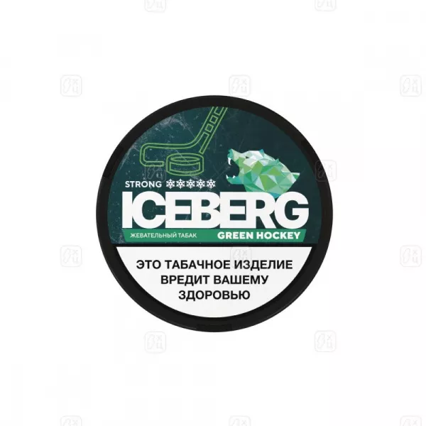 Жевательный табак ICEBERG GREEN HOCKEY (Освежающий аромат)