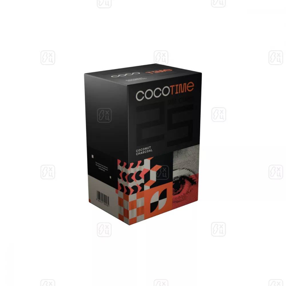 Уголь COCOTIME 72 шт., 25 мм.