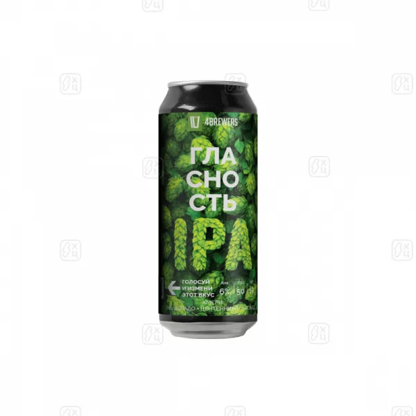 Пиво 4BREWERS ИПЭ 6 (Гласность IPA ) банка 0,45л