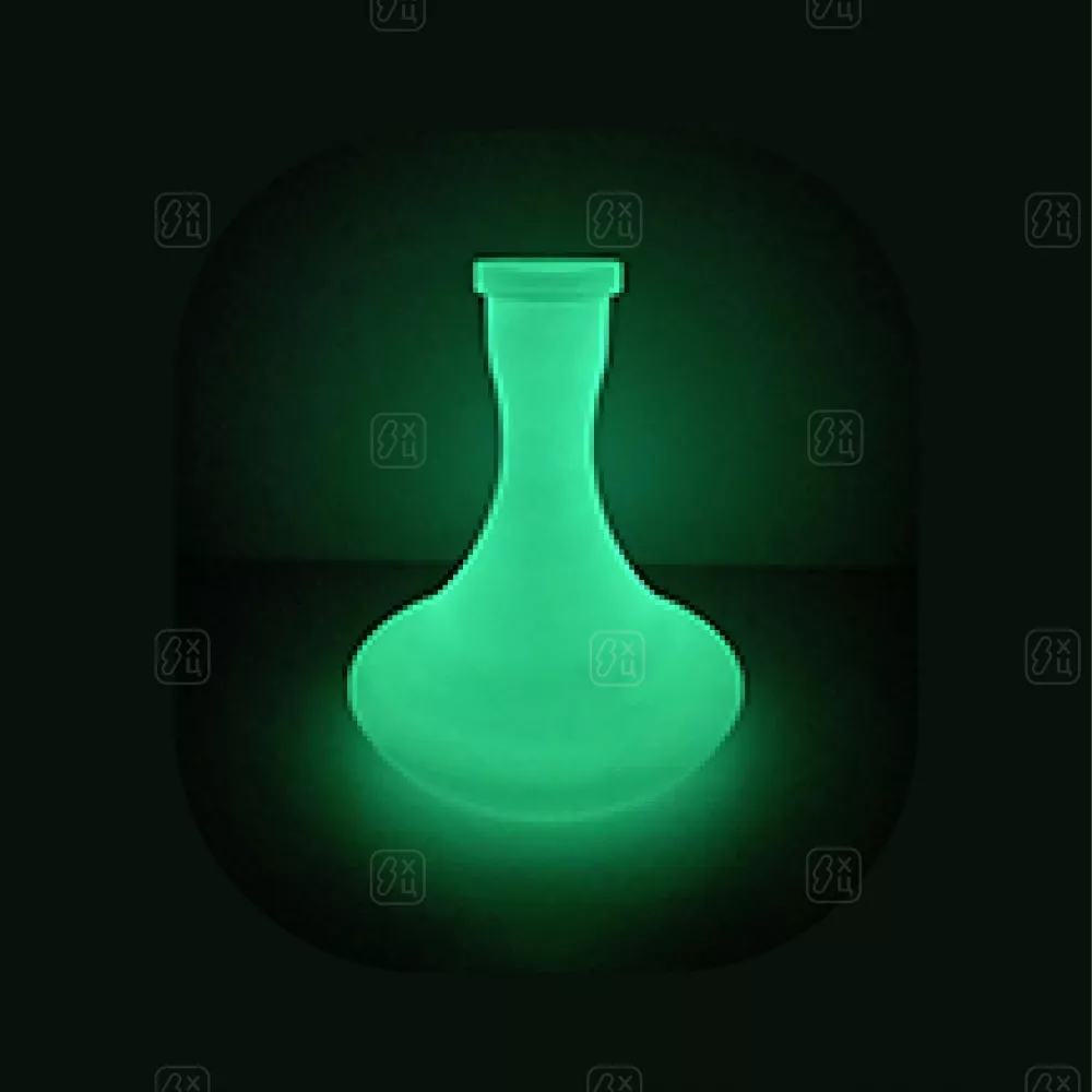 Колба VesselGlass Крафт (Зеленый флуоресцентный)