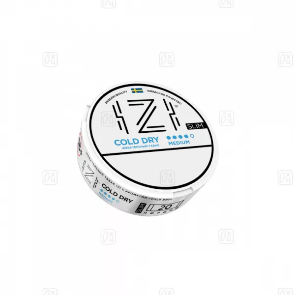Жевательный табак IZI Slim medium, Cold Dry, 10 гр.
