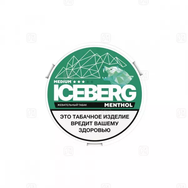 Жевательный табак ICEBERG MENTHOL SLIM MEDIUM