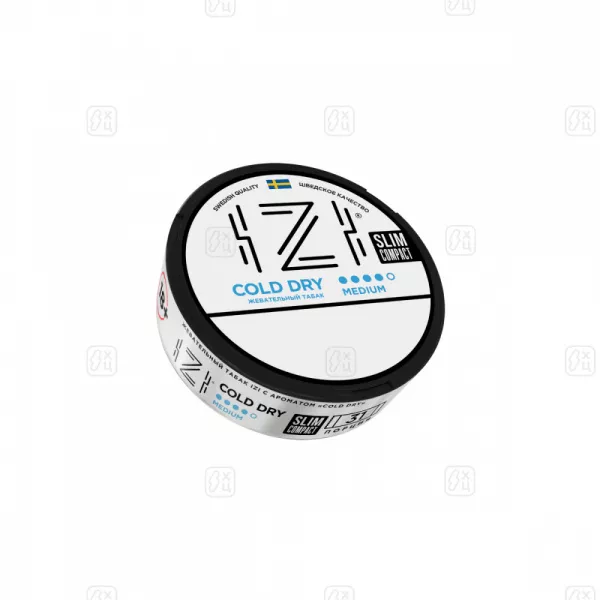 Жевательный табак IZI Slim Compact medium, Cold Dry, 10 гр.