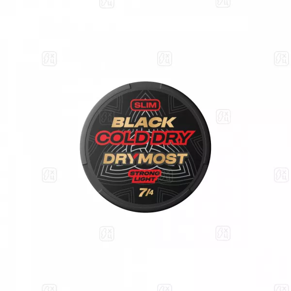 Табак жевательный DryMost Black_Cold_Dry_slim_12г_
